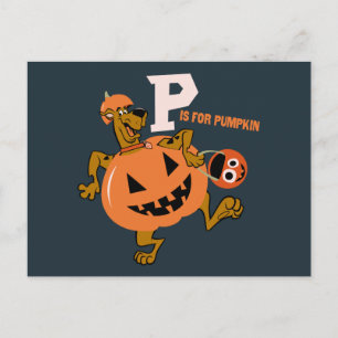 Scooby-Doo   P ist für Pumpkin Postkarte