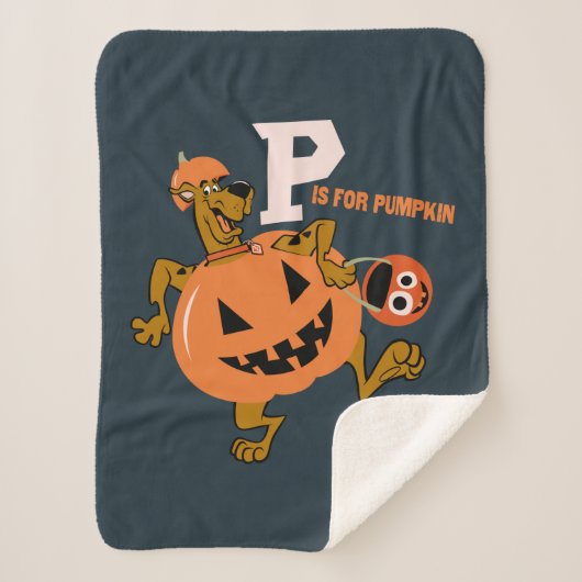 Scooby-Doo | P ist für Pumpkin Sherpadecke (Vorderseite)
