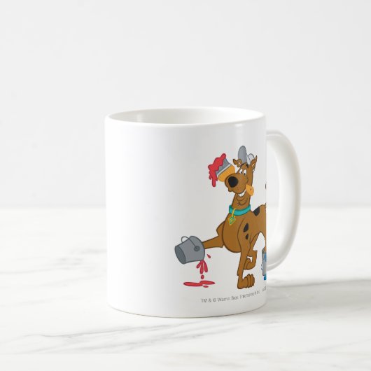 Scooby-Doo Paints Kaffeetasse (VorderseiteRechts)