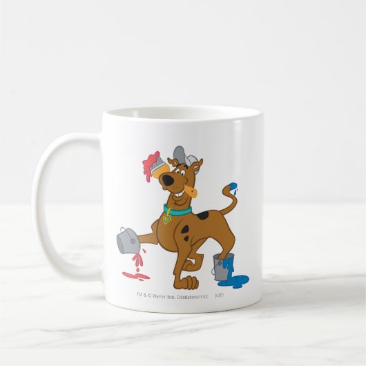 Scooby-Doo Paints Kaffeetasse (Links)