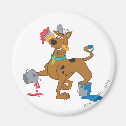 Scooby-Doo Paints Magnet (Vorne)