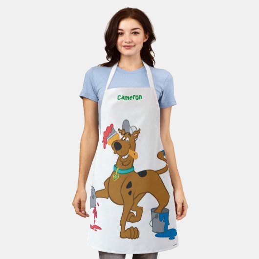 Scooby-Doo Paints Schürze (Getragen)