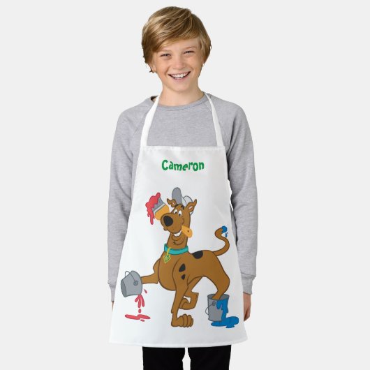 Scooby-Doo Paints Schürze (Getragen)