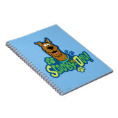 Scooby-Doo Paw Print Character Abzeichen Notizblock (Rechte Seite)