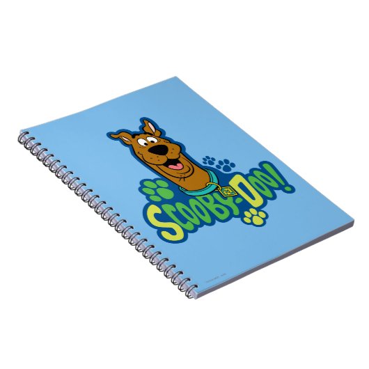 Scooby-Doo Paw Print Character Abzeichen Notizblock (Rechte Seite)
