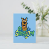 Scooby-Doo Paw Print Character Abzeichen Postkarte (Stehend Vorderseite)