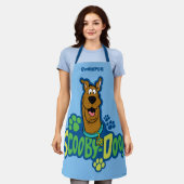 Scooby-Doo Paw Print Character Abzeichen Schürze (Getragen)