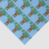 Scooby-Doo Paw Print Character Abzeichen Seidenpapier (Ausschnitt)