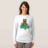 Scooby-Doo Paw Print Character Abzeichen T-Shirt (Vorne ganz)