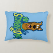 Scooby-Doo Paw Print Character Abzeichen Zierkissen (Rückseite)