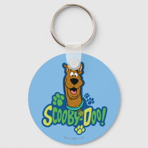 Scooby-Doo Paw Print Character Badge Schlüsselanhänger