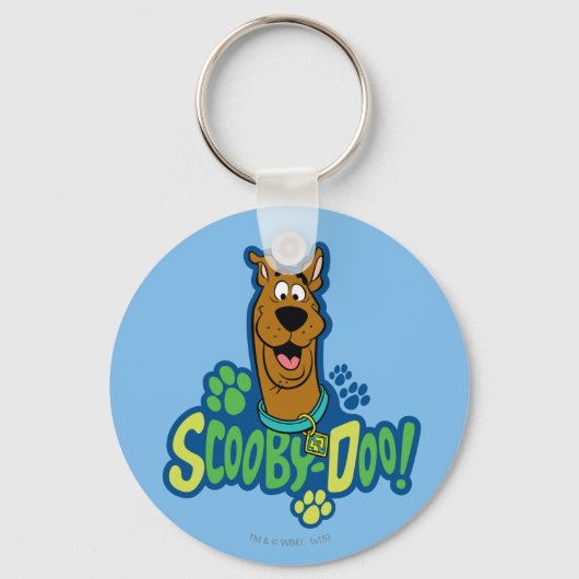 Scooby-Doo Paw Print Character Badge Schlüsselanhänger (Vorderseite)