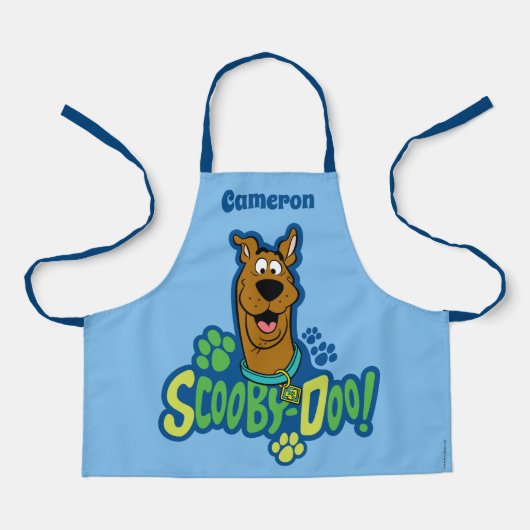 Scooby-Doo Paw Print Character Badge Schürze (Vorderseite)