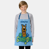 Scooby-Doo Paw Print Character Badge Schürze (Getragen)
