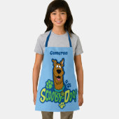 Scooby-Doo Paw Print Character Badge Schürze (Insitu)