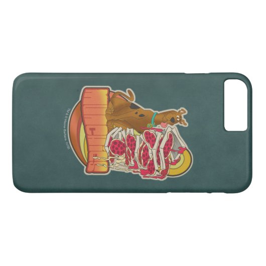 Scooby-Doo | Pile of Pizza "Munchies" Graphic Case-Mate iPhone Hülle (Rückseite (Horizontal))