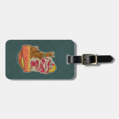 Scooby-Doo | Pile of Pizza "Munchies" Graphic Gepäckanhänger (Vorderseite horizontal)