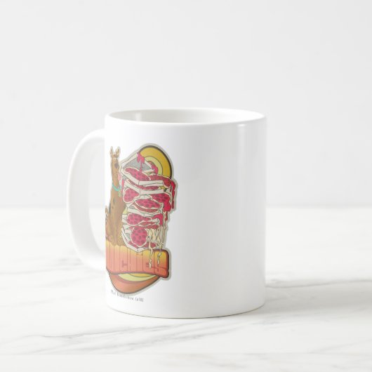 Scooby-Doo | Pile of Pizza "Munchies" Graphic Kaffeetasse (Vorderseite Links)