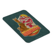 Scooby-Doo | Pile of Pizza "Munchies" Graphic Magnet (Rechte Seite)