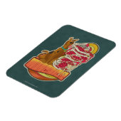 Scooby-Doo | Pile of Pizza "Munchies" Graphic Magnet (Linke Seite)