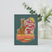 Scooby-Doo | Pile of Pizza "Munchies" Graphic Postkarte (Stehend Vorderseite)