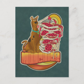 Scooby-Doo | Pile of Pizza "Munchies" Graphic Postkarte