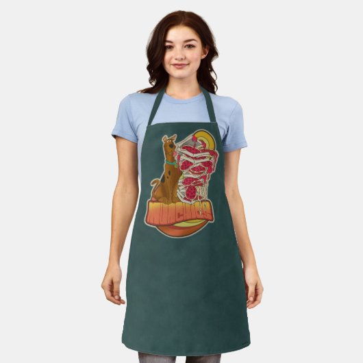 Scooby-Doo | Pile of Pizza "Munchies" Graphic Schürze (Getragen)