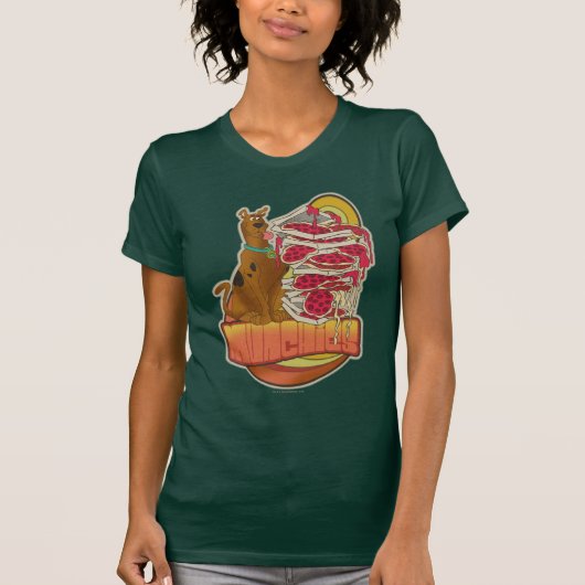 Scooby-Doo | Pile of Pizza "Munchies" Graphic T-Shirt (Vorderseite)
