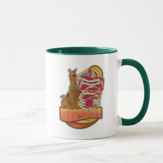 Scooby-Doo | Pile of Pizza "Munchies" Graphic Tasse (Rechts)