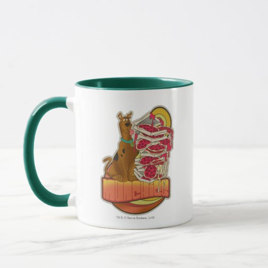 Scooby-Doo | Pile of Pizza "Munchies" Graphic Tasse (Links)
