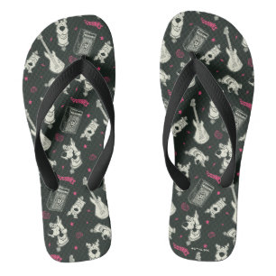 Scooby-Doo Punk Gitarre und Amp Muster Badesandalen