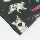 Scooby-Doo Punk Gitarre und Amp Muster Fleecedecke (Ecke)