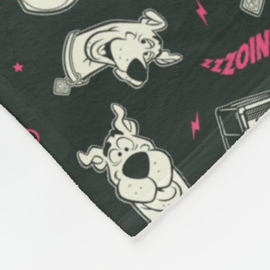 Scooby-Doo Punk Gitarre und Amp Muster Fleecedecke (Ecke)