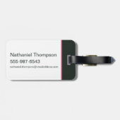 Scooby-Doo Punk Gitarre und Amp Muster Gepäckanhänger (Rückseite horizontal)