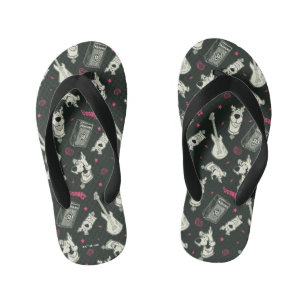 Scooby-Doo Punk Gitarre und Amp Muster Kinderbadesandalen