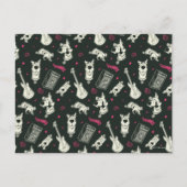 Scooby-Doo Punk Gitarre und Amp Muster Postkarte (Vorderseite)