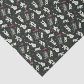 Scooby-Doo Punk Gitarre und Amp Muster Seidenpapier (Ausschnitt)