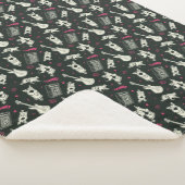 Scooby-Doo Punk Gitarre und Amp Muster Sherpadecke (3/4)