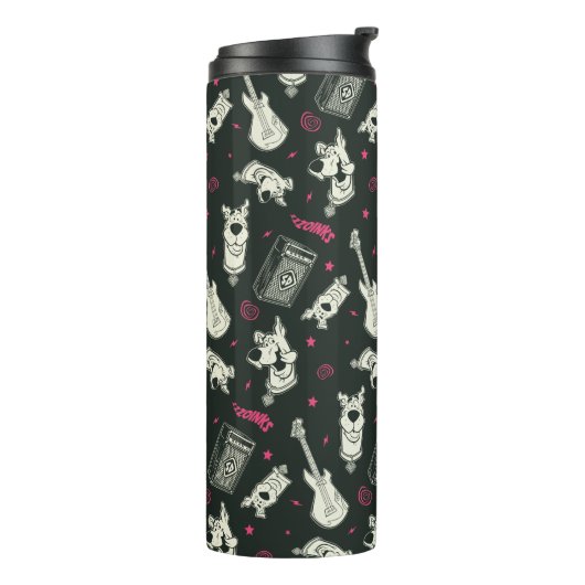 Scooby-Doo Punk Gitarre und Amp Muster Thermosbecher (Nach links gedreht)