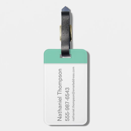 Scooby-Doo Puppy Eyes Gepäckanhänger (Rückseite vertikal)