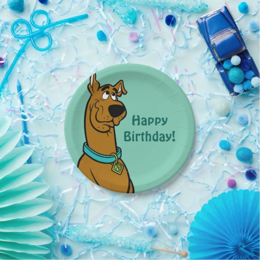 Scooby-Doo Puppy Eyes Pappteller (Party)