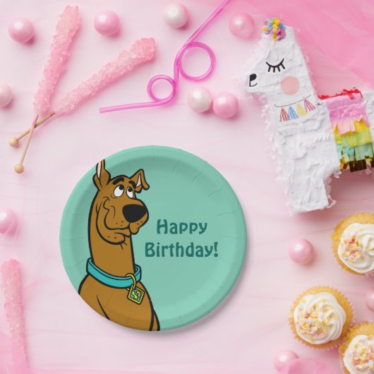 Scooby-Doo Puppy Eyes Pappteller (Party)