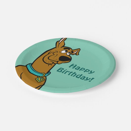 Scooby-Doo Puppy Eyes Pappteller (Schrägansicht)