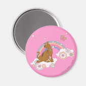 Scooby-Doo Rainbow Butterfly Magnet (Vorderseite/Rückseite)