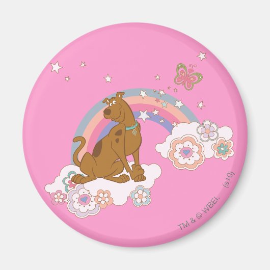 Scooby-Doo Rainbow Butterfly Magnet (Vorne)
