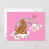 Scooby-Doo Rainbow Butterfly Postkarte (Vorne/Hinten)