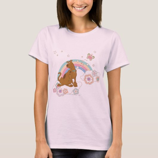 Scooby-Doo Rainbow Butterfly T-Shirt (Vorderseite)