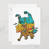 Scooby Doo "Reeeelp!" Postkarte (Vorne/Hinten)