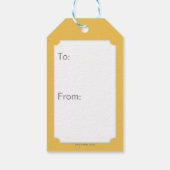 Scooby-Doo regte Gesicht auf Geschenkanhänger (Rückseite)