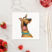 Scooby-Doo regte Gesicht auf Serviette (Beispiel)